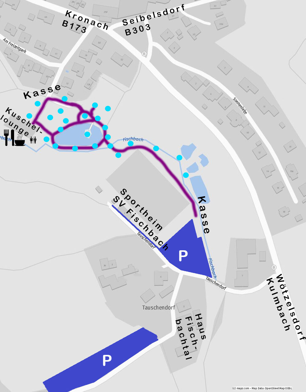 Lageplan und Parkplätze ZwischenZeitZauber 2026